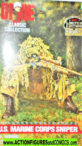 Gi joe US MARINE Corps SNIPER 12 inch 50th anniversary 1997 reissue mib moc