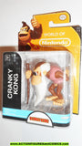 World of Nintendo CRANKY KONG donkey kong 2.5 inch 2015 jakks pacific moc 000