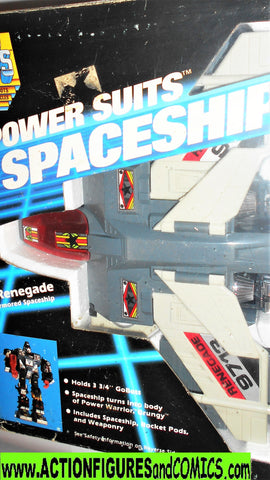 gobots POWER SUITS SPACESHIP grungy 1985 transformers moc mib