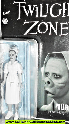 Twilight Zone NURSE black & white only 1400 made eye of the beholder moc