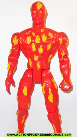 Marvel universe toy biz HUMAN TORCH 10 inch fantastic four 4 deluxe collectors