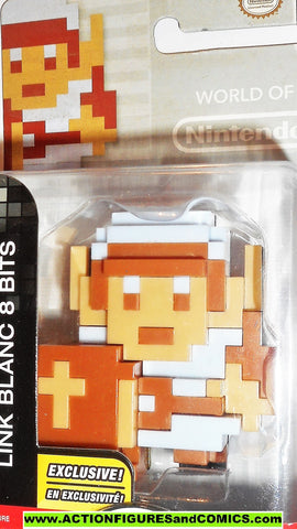 World of Nintendo LINK 8 bit white legend of zelda 2.5 inch jakks pacific moc