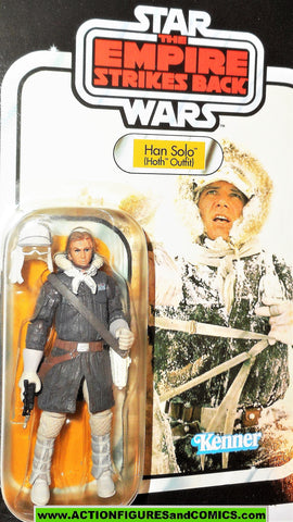star wars action figures HAN SOLO HOTH Gear votc saga collection 2007 moc