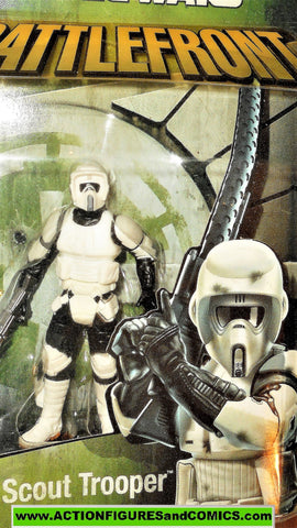star wars action figures BIKER SCOUT TROOPER battlefront Video game moc