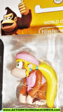 World of Nintendo DIXIE KONG donkey kong 2.5 inch 2015 jakks pacific moc 000