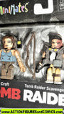 minimates Tomb Raider LARA CROFT vs SCAVENGER SCOUT video game moc 00