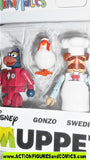 minimates Muppets GONZO SWEDISH CHEF Camilla hen 3 pack moc