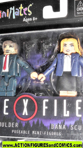 minimates X-Files FOX MULDER & DANA SCULLY tv show series moc