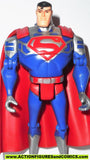 justice league unlimited SUPERMAN silver steel lines dc universe mattel toys action figures