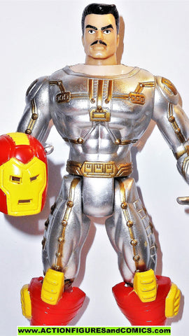 Marvel universe toy biz TONY STARK TECHNO SUIT iron man deluxe