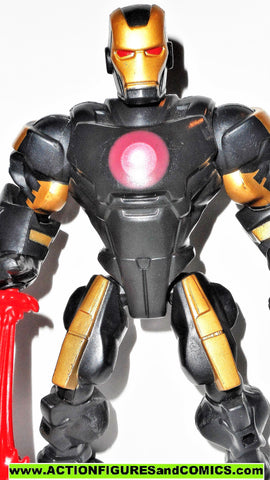 Marvel Super Hero Mashers IRON MAN now era universe gold black