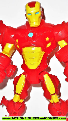 Marvel Super Hero Mashers IRON MAN red yellow shoulder wings