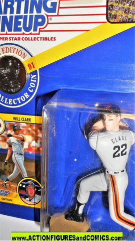 Starting Lineup WILL CLARK 1991 SF GIANTS 22 sports baseball moc