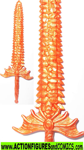 masters of the universe MER-MAN SWORD gold he-man 2002 motu part