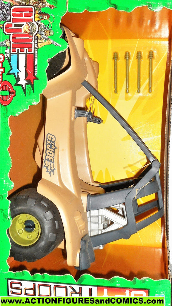 Gi joe DESERT HOPPER 12 inch scale dune buggy spytroops 2003 moc mip m ...