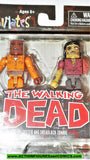 Walking Dead Minimates DEXTER DREADLOCK ZOMBIE Series 3 2013 moc