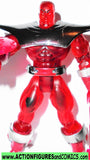 X-MEN X-Force toy biz PROFESSOR X 1996 red translucent marvel universe