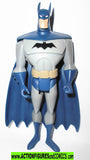 justice league unlimited BATMAN version light grey suit dark blue cape