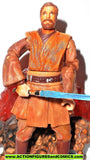 star wars action figures OBI WAN KENOBI duel at mustafar 2005 Revenge of the sith