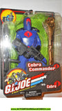 Gi joe COBRA COMMANDER 12 inch gijoe vs cobra 2001 2002 moc mip mib