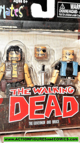 Walking Dead Minimates GOVERNOR BRUCE Series 4 2013  MOC