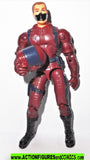 gi joe COBRA COILS 2003 crimson red spytroops spy troops