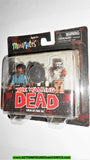 Walking Dead Minimates MORGAN ZOMBIE MIKE Toys R Us Series 2 2012  MOC