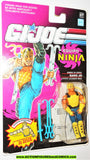 gi joe T'JBANG 1992 v1 ninja force BANG JO SPANISH CARD moc