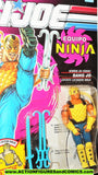 gi joe T'JBANG 1992 v1 ninja force BANG JO SPANISH CARD moc