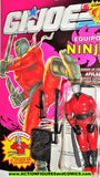gi joe SLICE 1991 v1 ninja force AFILADO SPANISH CARD moc