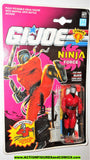 gi joe SLICE 1991 v1 red ninja force 1992 gijoe g i moc
