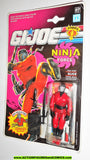 gi joe SLICE 1991 v1 red ninja force 1992 gijoe g i moc