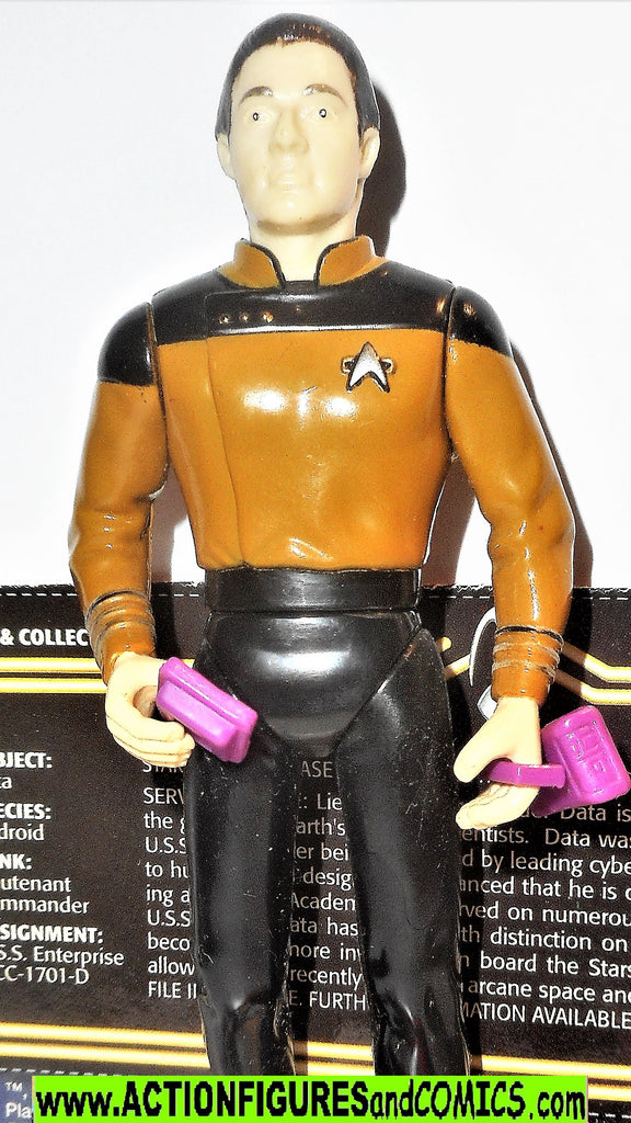 Star Trek DATA generations movie playmates complete 1994 action figure ...