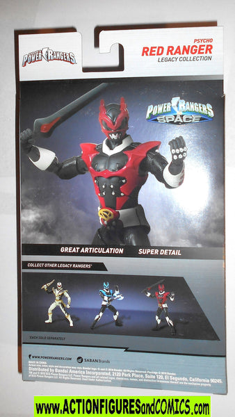 Power Rangers RED RANGER Psycho legacy bandai lightning moc mib ...