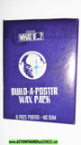 Marvel WHAT IF...? Build a poster wax pack 2021 Lootcrate moc mip