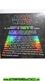 star wars action figures COIN BOOK 1-60 + Extra 30th anniversary
