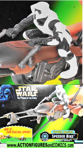 star wars action figures SPEEDER BIKE biker scout vehicle moc mib