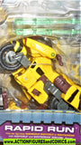 transformers energon RAPID RUN yellow motorcycle headmaster armada sideways moc