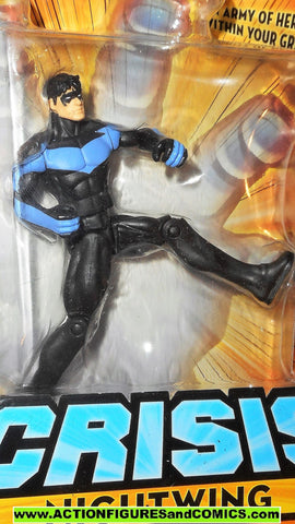 dc universe infinite heroes NIGHTWING batman crisis action figures moc