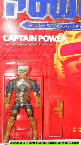 Captain Power CAPTAIN POWER Soldiers of the Future Leader 1987 moc