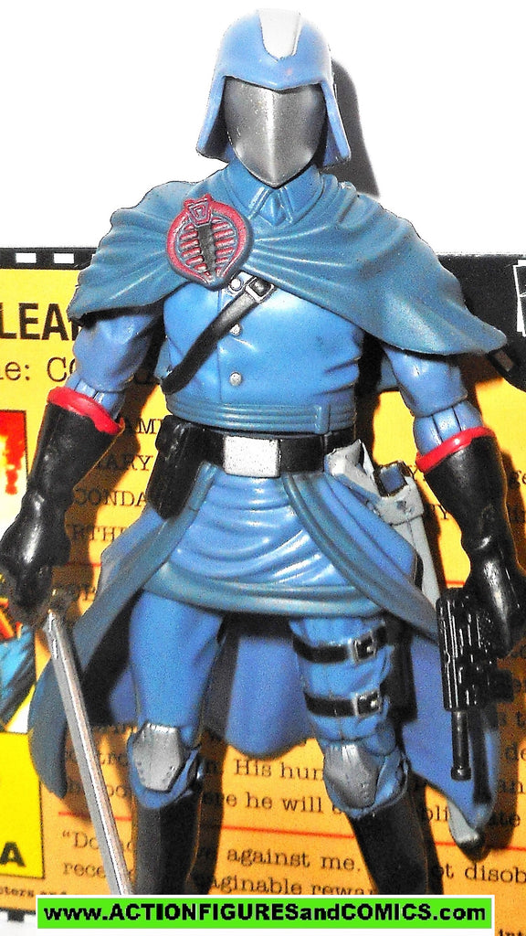 gi joe COBRA COMMANDER RESOLUTE v39 2008 25th anniversary action figur ...