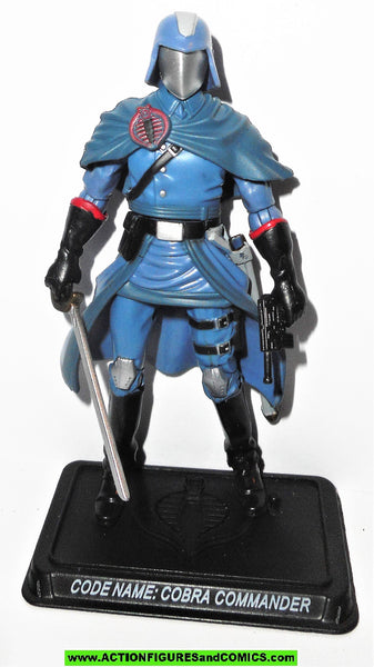 gi joe COBRA COMMANDER RESOLUTE v39 2008 25th anniversary action figur ...