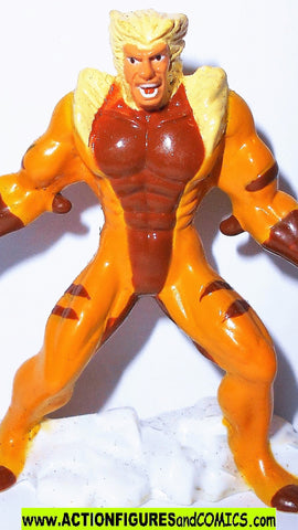 Marvel Zizzle 2005 SABRETOOTH zizzlinger PVC X-men force universe