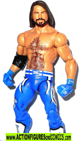 Wrestling action figures AJ STILES mattel elite series 56 fig