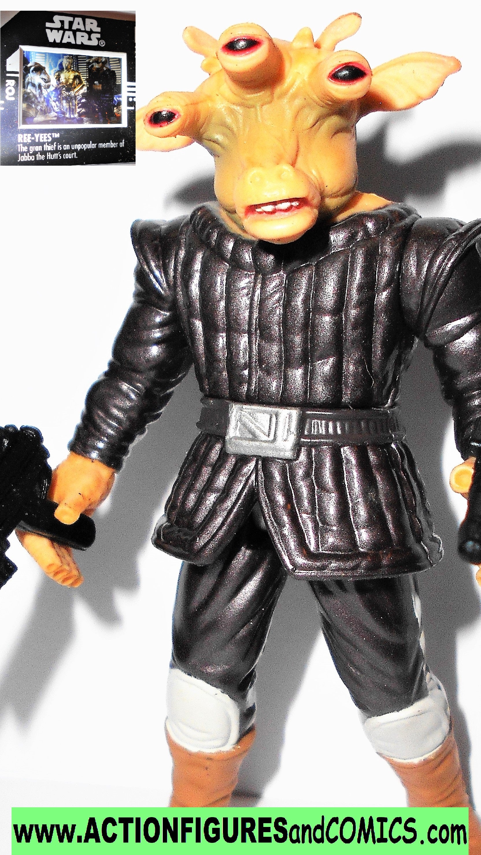 OLD Kenner Star Wars Ree-Yees アクションフィギュア Ree-Yees Loose Complete Vintage Star Wars Action Figure