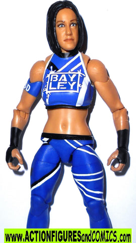 Wrestling WWE action figures BAYLEY 2021 elite blue divas wwf