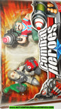 gi joe combat heroes FIREFLY vs BAZOOKA 2008 pvc action figures moc