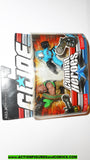 gi joe combat heroes ROADBLOCK vs COBRA COMMANDER 2008 pvc action figures moc