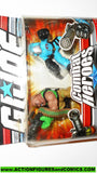gi joe combat heroes ROADBLOCK vs COBRA COMMANDER 2008 pvc action figures moc