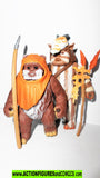 star wars action figures WICKET & LOGRAY 1998 power of the force